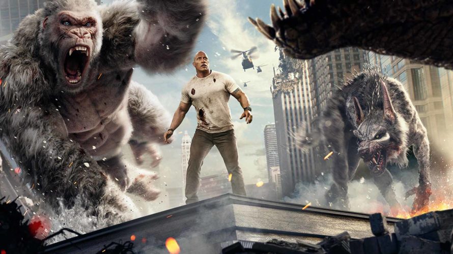 期待せずに観る映画だいたい面白い説「ランペイジ 巨獣大乱闘」
